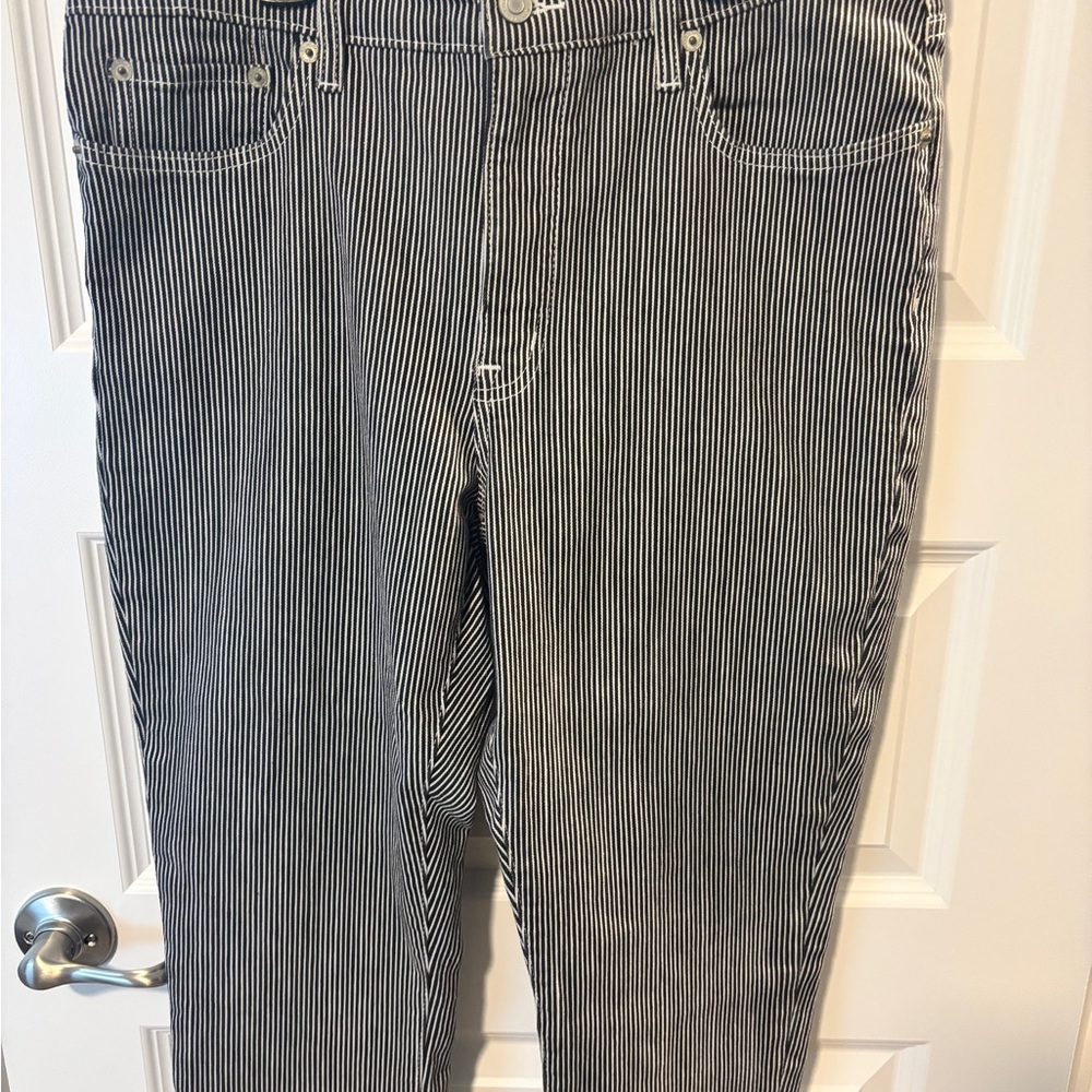 Lauren Striped Black and White Pants